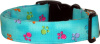 Vibrant Aqua Paws Handmade Dog Collar